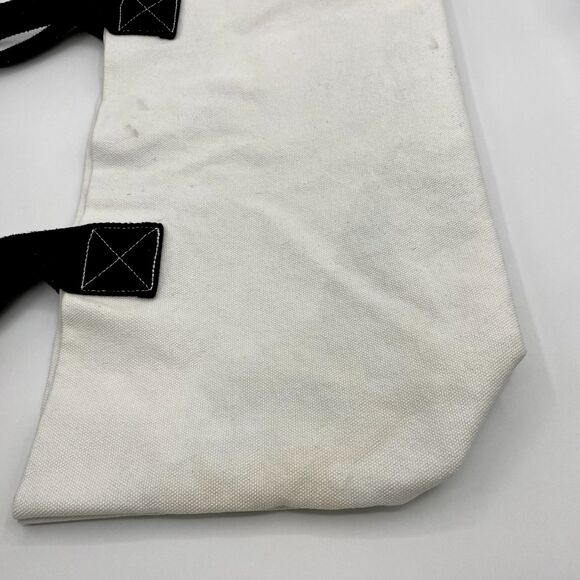 Vintage Disney Large Canvas Tote Bag Flower Peace Silhouette Mickey Hippy Boho - Picture 6 of 13